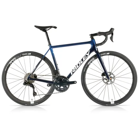 3899.00 Ridley Helium SLX Disc 105 Di2 Carbon Road Bike Dark Blue Fade Medium ROAD BIKE SHOP