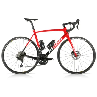 Moda Vivo Disc 105 Aksium Carbon Road Bike - Red / Black / XLarge / 58cm