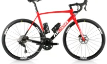 Moda Vivo Disc 105 Ksyrium 30 Carbon Road Bike - Red / Black / XLarge / 58cm