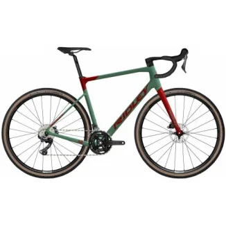 Ridley Grifn GRX800 Carbon All-Road Bike - 2023 - Candy Red Metallic  / Thyme Green / XL