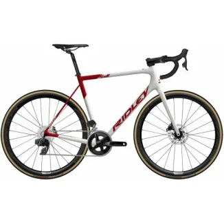 Ridley Helium Disc Rival AXS Carbon Road Bike - 2023 - White / XS