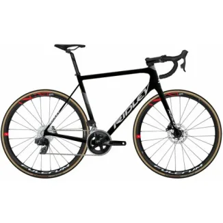 Ridley Helium SLX Disc Rival AXS Carbon Road Bike - Black / White / M