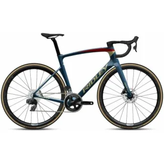 Ridley Noah Disc Rival AXS Carbon Road Bike - 2023 - Jeans Blue / Gold Metallic / L