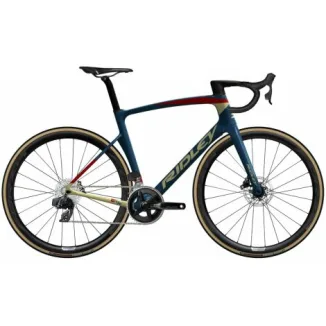 Ridley Noah Disc Rival AXS Carbon Road Bike - Jeans Blue / Gold Metallic / XS