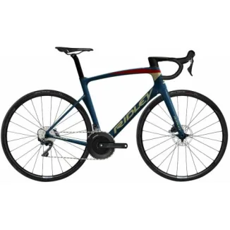 Ridley Noah Disc Ultegra Carbon Road Bike - 2022 - Jeans Blue / Gold Metallic / XS