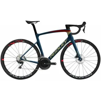 Ridley Noah Disc Ultegra Carbon Road Bike - 2023 - Jeans Blue / Gold Metallic / XXS