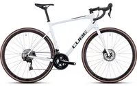 Cube Attain GTC Race Road Bike 2024 White/Black