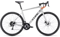 Cube Attain Pro Road Bike 2024 Silver/Orange