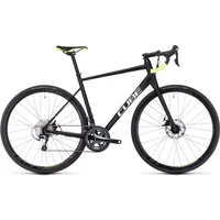 Cube Attain Race Road Bike 2024 Black/White