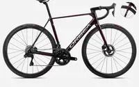 Orbea Orca M10i LTD PWR Road Bike 2024 Wine Red/Titanium