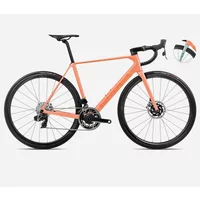 Orbea Orca M11e LTD PWR Road Bike 2024 Orange Cloud/Stone Blue