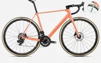 Orbea Orca M21e LTD PWR Road Bike 2024 Orange Cloud/Stone Blue