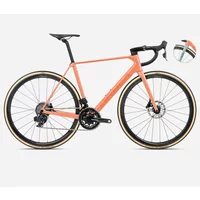 Orbea Orca M21e LTD PWR Road Bike 2024 Orange Cloud/Stone Blue