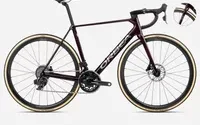 Orbea Orca M21e LTD PWR Road Bike 2024 Wine Red/Titanium