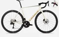 Orbea Orca M35 Road Bike 2024 Ivory White/Burgundy/Vulcano