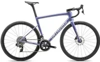 Specialized Tarmac SL8 Expert Sram Rival eTap AXS Road Bike 2024 Satin Powder Indigo Tint Over Silver Dust/White