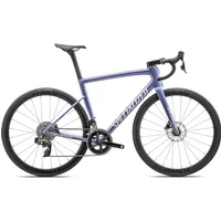 Specialized Tarmac SL8 Expert Sram Rival eTap AXS Road Bike 2024 Satin Powder Indigo Tint Over Silver Dust/White