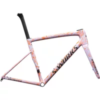 Specialized Tarmac SL8 S-Works Road Bike Frame Set 2023 Satin Powder Indigo/Amber Glow Strata/Obsidian