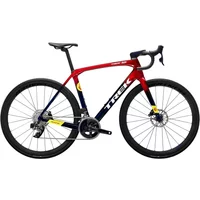 Trek Domane SLR 6 eTap Gen 4 Road Bike 2024 Metallic Red Smoke/Blue Smoke Fade