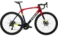 Trek Domane SLR 9 Gen 4 Road Bike 2024 Metallic Red Smoke/Blue Smoke Fade