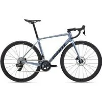 Giant Tcr Advanced 0 Axs Road Bike  2025 Medium - Gloss Frost Silver/Cold Iron