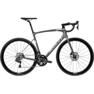 Ridley Fenix Disc 105 DI2 Carbon Road Bike - 2024 - Arctic Grey Metallic / White / Battleship Grey / M