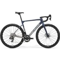 Merida Scultura 10K AXS Carbon Road Bike 2025 Medium - Silk Blue/Grey