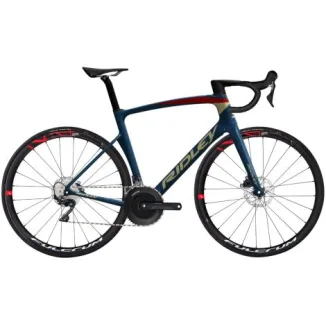 Ridley Noah Disc Ultegra Carbon Road Bike - 2023 - Jeans Blue / Gold Metallic / M