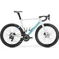 Merida Reacto 9000 Road Bike  2024 Small - White/Teal