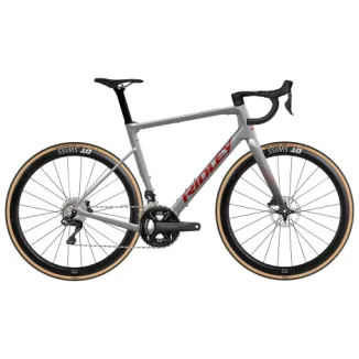 Ridley Grifn RS Road Ultegra Di2 Carbon Allroad Bike - Battleship Grey / Candy Red / XXSmall