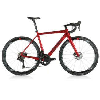 Orro Gold STC Ultegra Di2 Wind 400 Carbon Road Bike - Dark Red / Matt / Small / 52cm