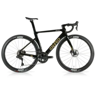 Orro Venturi STC Ultegra Di2 Cosmic Carbon Custom Road Bike  - Gloss Black / Gold / Small / 48cm