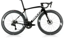 Ridley Noah Disc Dura Ace 4iiii Lotto Soudal Carbon Road Bike - Ex Display - Gloss Black / Silver / XSmall / 4iiii Upgrade / Ex Display