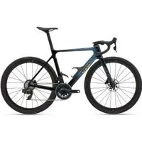 Giant Liv Enviliv Advanced Pro 0 Sram Axs Womens Road Bike  2025 Small - Gloss Ocean Twilight/Carbon Smoke/Gold Chrome