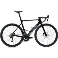 Giant Propel Advanced 2 Road Bike  2025 Large - Gloss Carbon Smoke/Blue Chrome