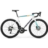 Merida Scultura Team Carbon Road Bike 2025 Large - Teal/Pearl